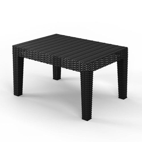 Black rattan effect garden - black,