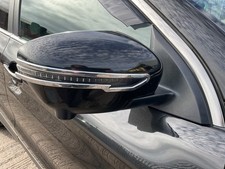 NISSAN QASHQAI J11 O/S DRIVERS SIDE WING MIRROR  WITH CAMERA BLACK 2013-20 MK2