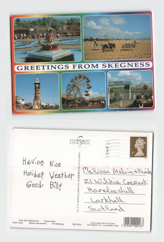 Postcard greetings from - postcard,