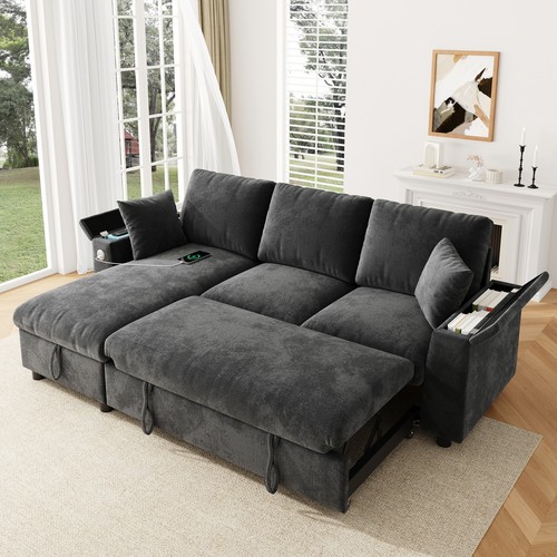 Corner sofa bed shaped - sofa, l-shaped