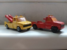 MATCHBOX LESNEY SUPERFAST WRECK TRUCK NO.61 1978 X 2 #339