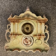 Antique Porcelain Mantel Clock