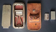 Vintage 1927 ROLLS RAZOR "THE WHETTER" Made in England W/Case + Gillette Case +