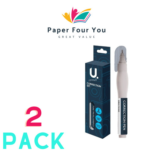 Correction pens 2pk - correction, pens,