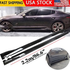 86.6'' Gloss Black Side+Skirts