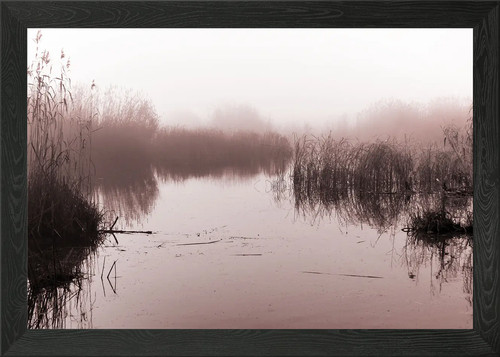 Beautiful minimalist lake