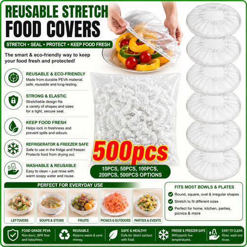 Reusable elastic food storage - elastic,