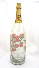 Vintage 1999 300cl Hand Painted Perrier Jouet Champagne Dummy Bottle Empty 50cm