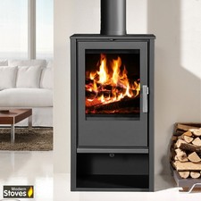 Wood Burning Multi Fuel Stove CAPRIS 8kw Log Burner