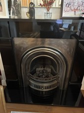 Black Granite fireplace