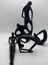 4 x Black Wooden Yoga
