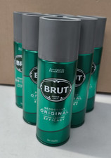 Brut Original Men's Deodorant Body Spray with Distinctive Fragrance 200ml x6