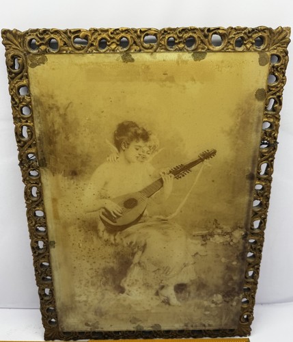 Antique 1890s victorian cupid - victorian,