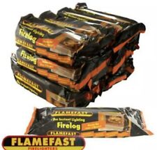 FLAMEFAST Instant Lighting Firelog Fireplace Fuel Fire Log 2 Hour Burn (6 PACK)