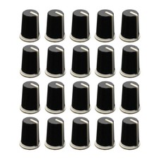 20PCS Black EQ Rotary Knob