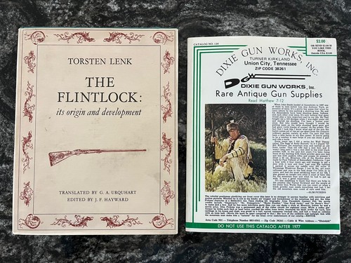 Flintlock book and antique - flintlock,