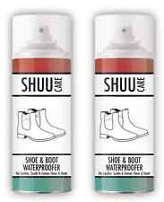 2 x Shoe & Boot Waterproof  Spray Leather Suede Canvas Shoe Protection 300ml