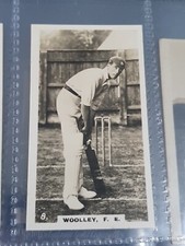 Wills Cigarette Card English Cricketers #8 Woolley, F. E. (CIG5)