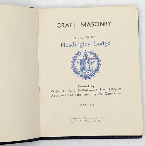 Craft masonry headingley lodge - craft,