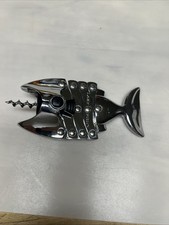 Lazy Fish Chrome Wine Bottle