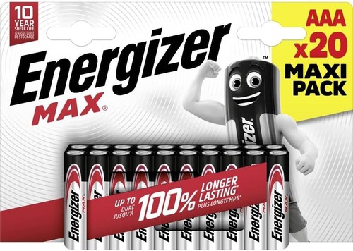 20x new energizer aaa max - 20x,