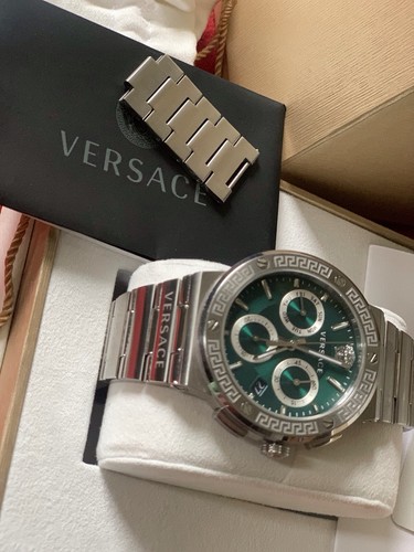 Versace men watch boxed with - men's,