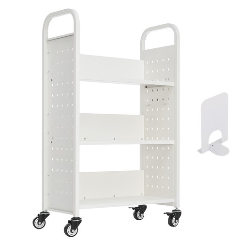 Tier rolling book cart - book,