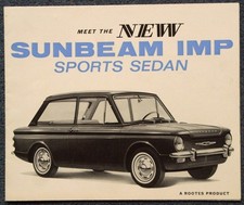 SUNBEAM IMP Sports Sedan Car Sales Brochure Ref 3315/EX/USA