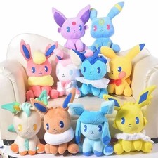 Pokemon Eevee Evolutions Plush 20cm Flareon Vaporeon Espeon Umbreon Sylveon Toy