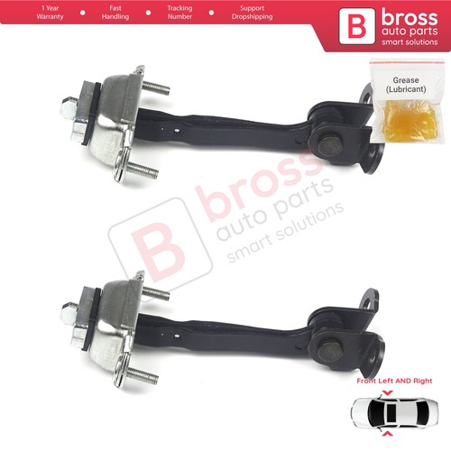 Front door hinge stop check - stop,