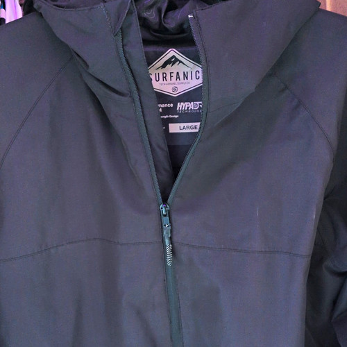 Surfanic hypadri black hooded - black,