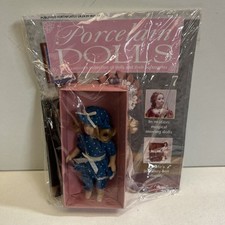 Vintage Deagostini Porcelain Doll Collectible 'Bonnie A Bathing Belle'  &mag 7