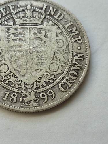 1899 queen victoria half crown - queen,