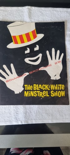 The black white - white, minstrel