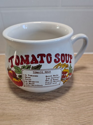 Tomato soup recipe mug - tomato,