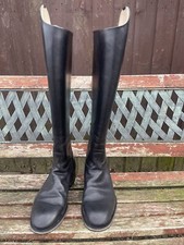 REDUCED Sam Hippique Size 7 (41) Leather Black Riding Dressage Boots. Rrp £387