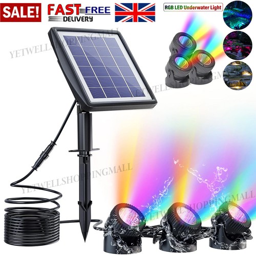 Solar powered pond light - solar,