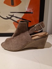 M&S Footglove Suede Wedge