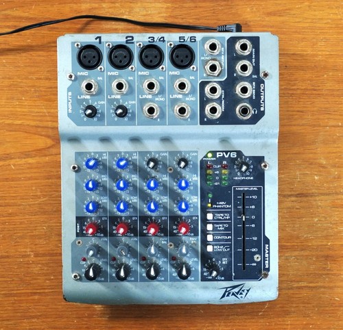 Peavey pv6 channel analogue - pv6, 6-channel