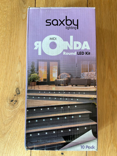 Saxby round 10x blue - blue, led