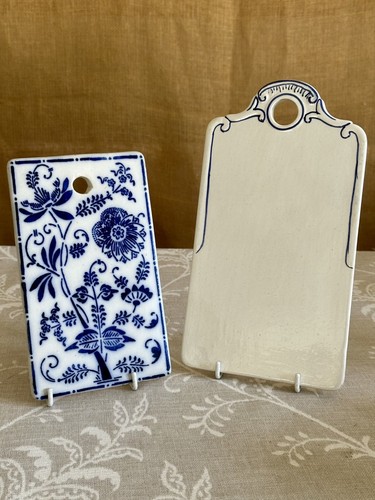 Antique porcelain blue onion - antique,