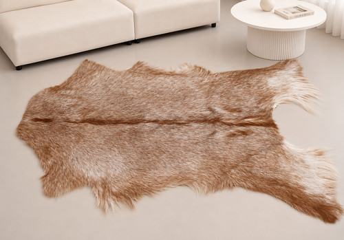 Genuine goat hide hair - hide, on