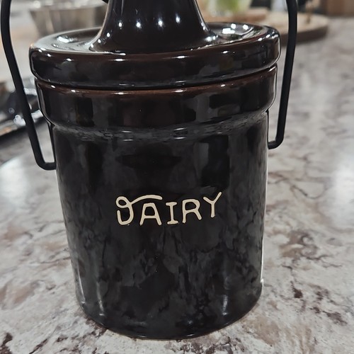 Red shed rustic ceramic dairy - rustic,
