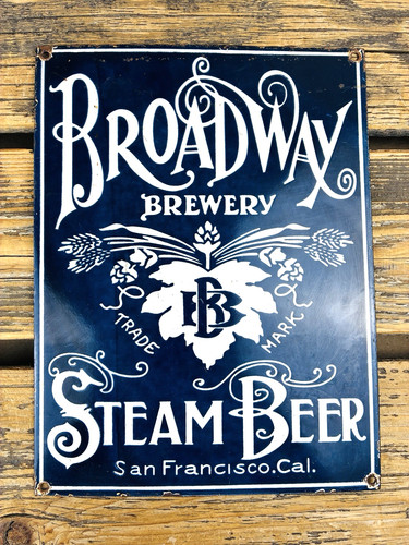 Vintage 12x9 broadway brewery - vintage,
