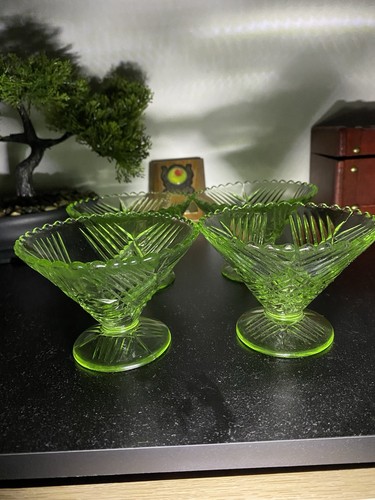 Vintage green glass - 4,