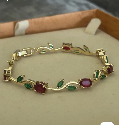 Leaf bar link - leaf, bracelet