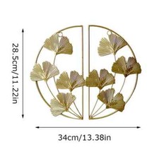 1/2x 3D Metal Iron Art Modern