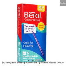 (12-Pens) Berol Colour Broad