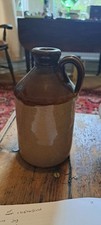 Vintage  Stoneware Jug Two Toned Glaze Stamped  Pearson Of Chesterfield.
