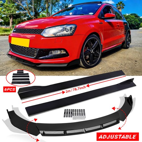 Glossy front bumper - glossy, spoiler